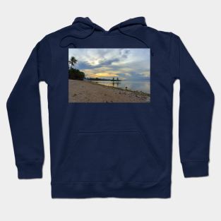 Boatmen Carry Traditional Boat to Shore Hoodie